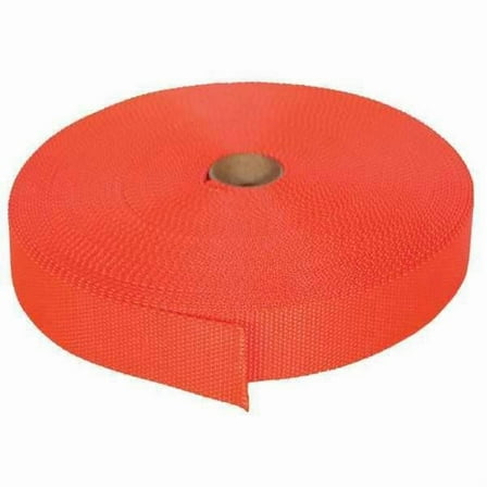 Bulk-Strap Webbing,Nylon,1" W,Orange N01102OR