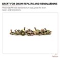 thumbnail image 6 of 60 pcs  Bass Jazz Snare Drum Lug Claw Hooks DIY Mounting Screws for Drummer, 6 of 6