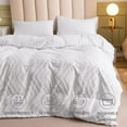 thumbnail image 4 of UlikTree White Duvet Cover - Soft Tufted Boho Comforter Covers with 2 Shams for All Seasons, 4 of 7