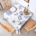 thumbnail image 5 of Floral 42" Square Waterproof Tablecloth, Floral Print Polyester Table Cover, 5 of 6