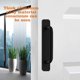 thumbnail image 4 of Manijas de puerta autoadhesivas TUNC Aluminio Negro 147 mm Sencillez, 4 of 5