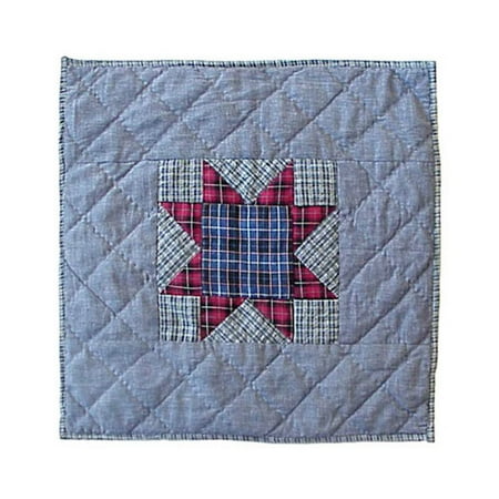 Patch Magic Denim Burst Cotton Throw Pillow