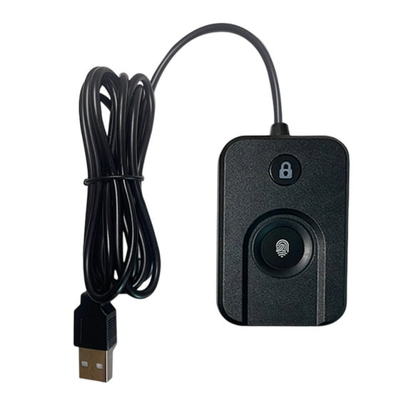 USB Fingerprints Login Device For 10/11 With Multiple Account Support And 1 Clicks Locks Screen Includes 5ft Extension Cable
