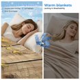 thumbnail image 2 of Sunflower Brown Wooden Cooling Blanket, Lightweight Breathable Summer Throw Blanket with Double Sided Cold Effect, Vintage Flowers Butterfly Picnic Beach Blankets Bed Sheet for Hot Sleepers 30"x40", 2 of 8