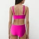 thumbnail image 3 of Trajes de baño tankini para mujer Trajes de baño de dos piezas con tirantes ajustables y espalda descubierta de color liso para mujer Trajes de baño para mujer Trajes de baño tankini para mujer, 3 of 3