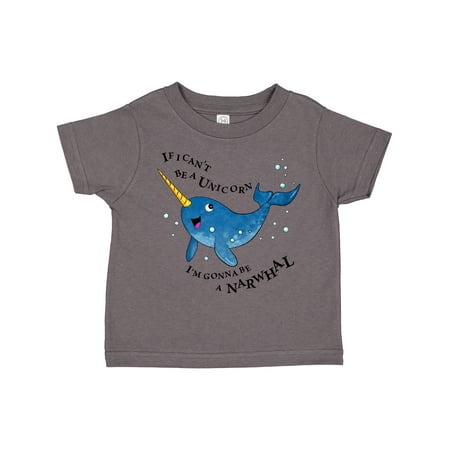 

Inktastic If I Can t Be a Unicorn I m Gonna Be a Narwhal Gift Toddler Boy or Toddler Girl T-Shirt