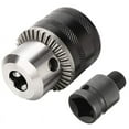 thumbnail image 4 of 1.5-10mm 1/16 Inch - 3/8 Capacity Key Drill Chuck Wrench Converter 1/2 Socket Square Female Adapter, 4 of 7