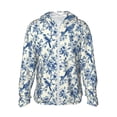 thumbnail image 1 of Fotbe Vintage Floral Birds Chaqueta con Protección Solar UPF 50+ para Hombre y Mujer, Camisa con Capucha y Bolsillos-X-Large, 1 of 7