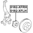 thumbnail image 2 of Febest FRONT WHEEL HUB RH # 0182-XFRH OEM 43550-30010, 2 of 2