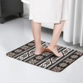 thumbnail image 4 of Brown Triangular Geometric Flannel Non Slip Door Rugs,Washable Door Mats Indoor,Decorative Door Mats,Dirt-Resistant and Absorbent Doormat for Entrance,Bedroom,Kitchen,Bathroom,23.5"x16", 4 of 5