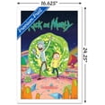 thumbnail image 3 of Rick And Morty - Cover Wall Poster, 14.725" x 22.375", Framed, 3 of 5