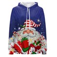 thumbnail image 4 of Chandail de Noël à Capuche pour Femmes en Liquidation Mode Imprimé Chandail Manches Longues Blouse Chandail en Molleton, 4 of 5