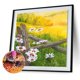 thumbnail image 2 of Cuadros Decorativos 5D bricolaje taladro redondo completo diamante pintura Kit crisantemo pared arte artesanía regalo Likrtyny embutido en tela, 2 of 9