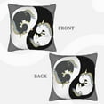 thumbnail image 3 of Bingfone Unicorn in Yoga Linen Throw Pillow Covers Cushion Case Pocket Button Vintage Farmhouse Pillowcase for Sofa Couch Bed 20"x20", 3 of 9