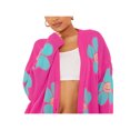 thumbnail image 4 of Women Valentine's Day Love Print Sweaters Long Sleeve Button Down Cardigan Knitwear Open Front Sweet Coat Tops, 4 of 5