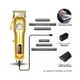 thumbnail image 3 of Maquina Para Cortar Cabello de 6 Peines Dorado con Plata, 3 of 5