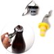 thumbnail image 2 of 6 tapones de vino Tapón de silicona para botella de vino, tapón manual para botella de bebida, corcho para botella de vino que crea un sello hermético, colores surtidos Rojo Verde, 2 of 4