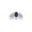 Amethyst, variant on Men's Rings 14K White Gold Ring Classic Designer Style 8X6MM Oval Gemstone & Diamond Ring Onyx October Birthstone Rings For Men Size 10