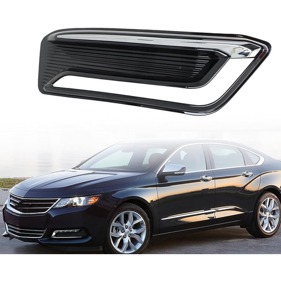 SHZAITOR Fog Light Cover Driver Side Replacement for 2014-2020 Chevy Impala