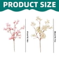 thumbnail image 3 of Artificial Cherry Blossom Flowers Faux Cherry Blossom Stems Faux Silk Cherry Blossom Branches 16" Fake Peach Flowers for Vase Arrangements Home Wedding Table Decor, 3 of 9