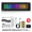 13.7" Single, variant on 16x32 Flexible LED Sign, Bluetooth App Controlled Scrolling Light Panel, 6.8in Mini Display for Car Windshield Truck Party Gift, USB 5V
