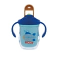 thumbnail image 4 of Nuby 2 Handle 7oz Multi-Function 2-in-1 Insulated Cup with Free Flow 360° Weighted Straw & Hard Spout, Submarines, 4 of 7