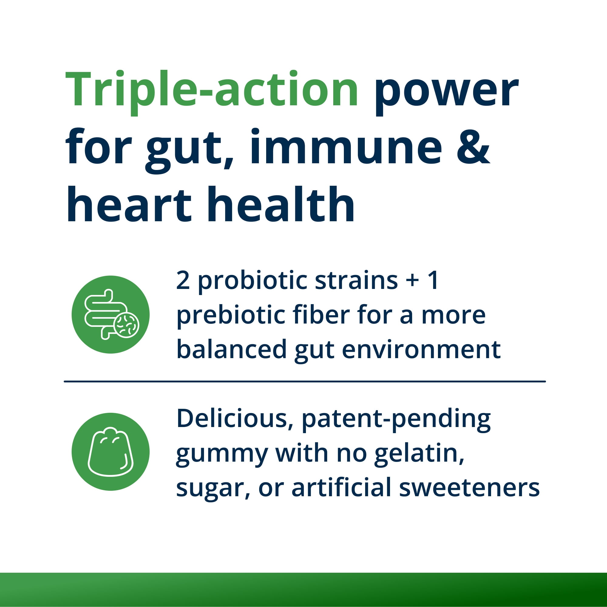Metagenics - UltraFlora 3 in 1 Daily Probiotic Supplement to Support Gut and Immune Health for Adults and Children* - 60 Gummies