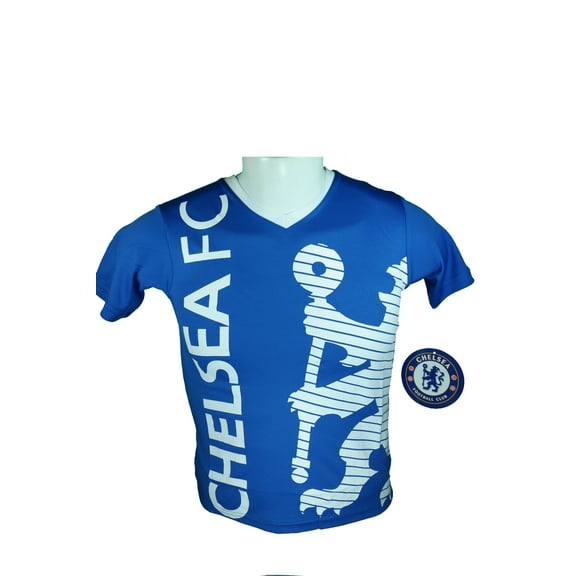 Rhinox Group Chelsea F.C. Soccer Official Youth Soccer Training Poly Jersey -I001 -YL