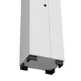 thumbnail image 6 of Depot E-Shop Attica 2-Door Broom Cabinet with Inner Shelves and Side Hangers, White, 6 of 7
