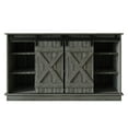 thumbnail image 7 of Castle Place Vintage 54" TV Stand Console for TVs up to 65", Dark Gray, 7 of 7