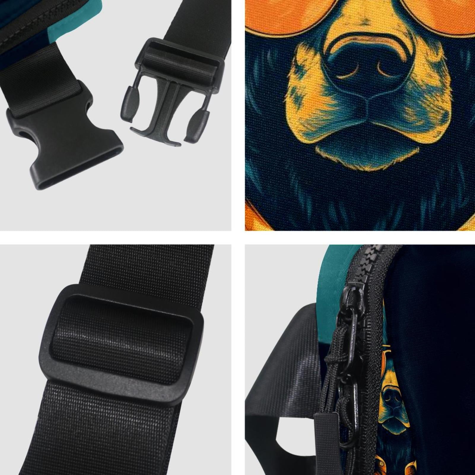 Bears Lightweight Adjustable Waist Bag with Extension Strap - Unisex Running Belt Bag