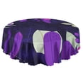 thumbnail image 5 of 60 Inch Round Lace Tablecloth Water Resistant Washable, Monarch Butterfly Aesthetic, 5 of 5