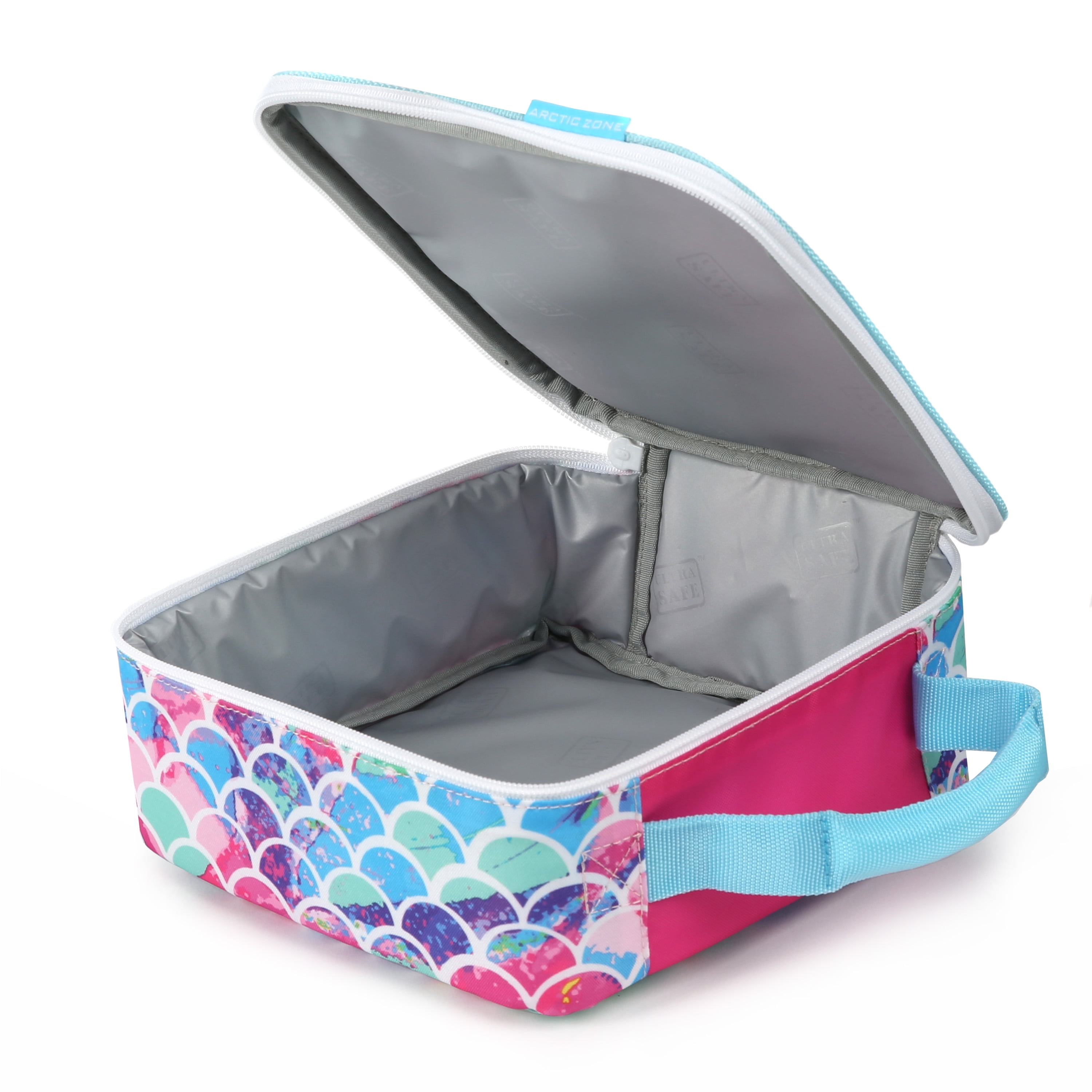 Arctic Zone Reusable Lunch Box Combo Kit with Accessories, Mermaid 