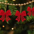 thumbnail image 5 of 10 adornos colgantes de árbol con lazos y cuerda para fiestas, suministros para el hogar, 5 of 5