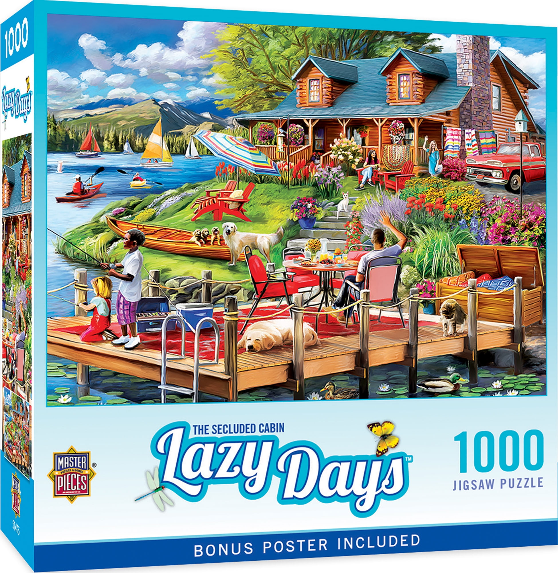 Lazy Days - The Secluded Cabin 1000 Piece Puzzle