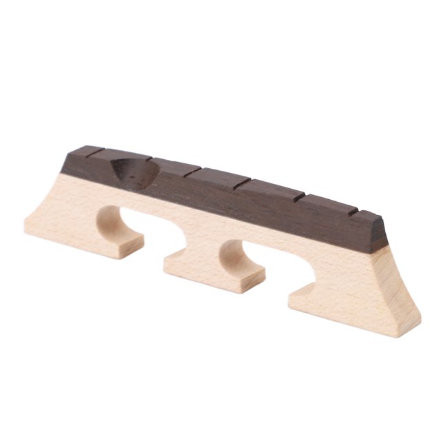 Puente De Arce De ébano, Puente De Banjo Estándar De 6 Cuerdas De Madera De 3 Patas Universal Premium Para Accesorios Banjolele