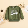 thumbnail image 4 of Gibobby Camisa De Invierno Ropa Kdis de manga larga con estampado de y animados para bebés y niñas(Verde, 2-3 Años), 4 of 5