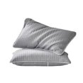 thumbnail image 2 of Nvzi 2 fundas de almohada más varias fundas protectoras Cinco fundas de almohada de aislamiento, funda de almohada simple de color puro 18,9 x 29,13 pulgadas (gris), 2 of 5