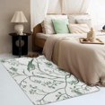thumbnail image 3 of Flower Area Rugs for Bedroom Living Room - 3x4 ft - Plant Carpet for Home Decor - Plant Patterned Decorative Indoor Small Rug - Washable & Soft & Non Slip & Low Pile (ZL&103), 3 of 6