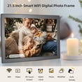 thumbnail image 2 of 21.5-Inch WiFi Digital Photo Frame Cloud Digital Picture Frame IPS, 2 of 8