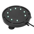 thumbnail image 1 of Difusor de oxígeno con luces LED para acuario, piedra de aire, tanque de peces, burbujeador, enchufe estadounidense de 110-240V, 1 of 12