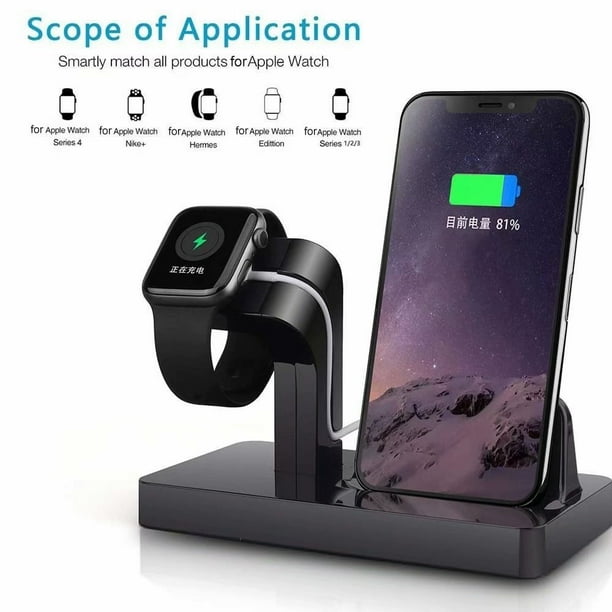 2 in 1 Universal Desktop Cellphone Stand and Watch Stand for Apple