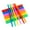 Multicolor 2, variant on TIHLMK 100Pcs Milkshake Plastic Straws Multi-Colors Individual Package Disposable Straw for Bubble Tea Juice Glass Party Cups