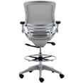 thumbnail image 4 of Harwick Evolve™ All Mesh Heavy Duty Drafting Chair - Platinum Finish, 4 of 8
