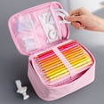 thumbnail image 1 of YFKFYTG Storage & Organization,48 Hole Color Pencil Storage Canvas Pencil Curtain Large Capacity Color Pencil Storage Bag Portable Stick Art Painting High Color Value, 1 of 6
