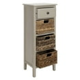 thumbnail image 3 of SAFAVIEH Michaela Nautical Side Table w/ Drawer and 3 Baskets, Vintage Grey, 3 of 7