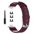 thumbnail image 2 of Leather Replacement Strap Sports Watch Strap Wristband Compatible for HUAWEI Watch FIT Smart Watch, 2 of 6