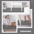 thumbnail image 2 of OULII 6Pcs Grey Interlocking Floor Mats Lightweight Durable Cushions for Workshop Use, 2 of 8