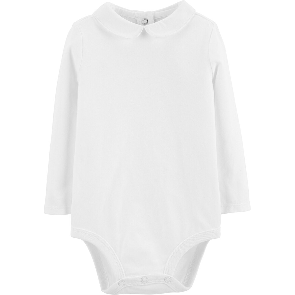 Baby Girl OshKosh B'gosh PeterPan Collar Bodysuit White