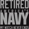 thumbnail image 3 of CafePress - US Navy Retired Not Decommiss Women's Dark T Shirt - Women's Traditional Fit Dark T-Shirt, 3 of 4